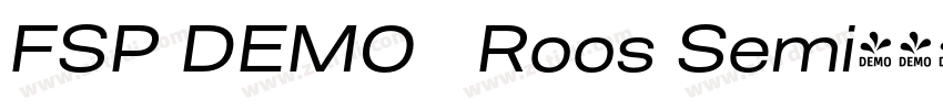 FSP DEMO   Roos Semi字体转换